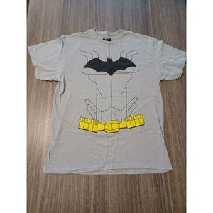 Batman Gray Short Sleeve Cotton T-Shirt Men's Size L